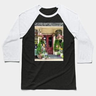 Strasburg PA - Flower Shop With Birdhouse Baseball T-Shirt